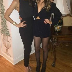 Motel Rocks Black Romper